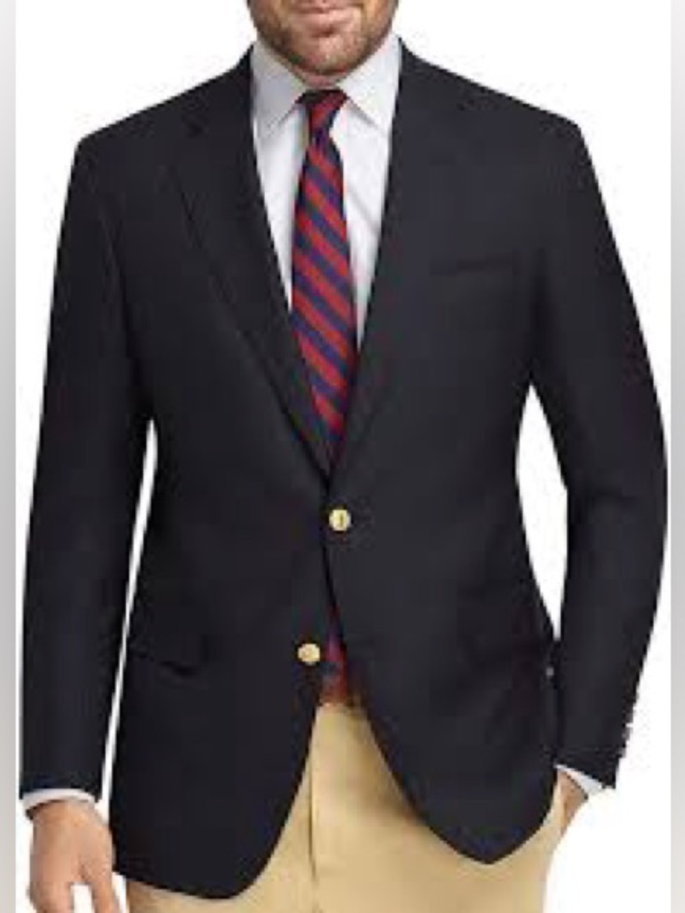 Lauren Ralph Lauren Black Sport Coat with Gold Buttons